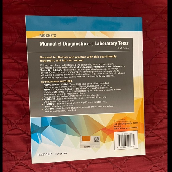 Mosby’s Manual of Diagnostic and Laboratory Tests - Picture 2 of 2